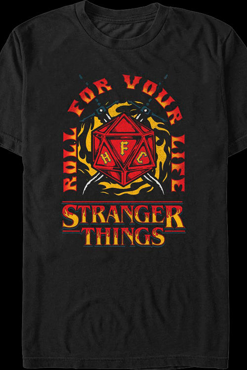 Roll For Your Life Stranger Things T-Shirtmain product image
