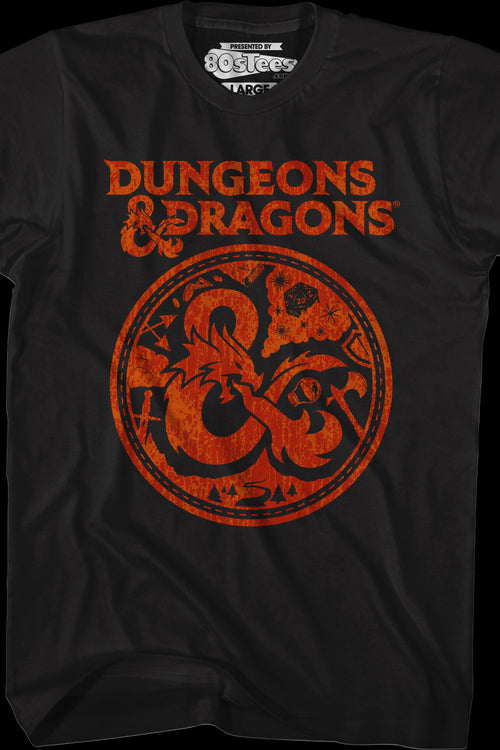 Rusted Logo Dungeons & Dragons T-Shirtmain product image