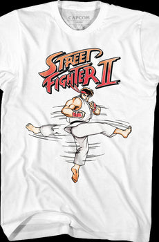 Ryu Hurricane Kick Street Fighter II T-Shirt