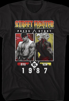 Ryu vs. Ken 1987 Street Fighter T-Shirt