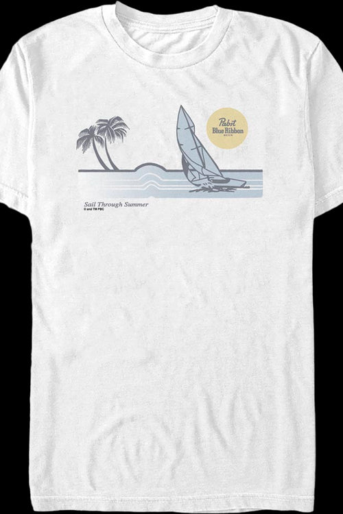 Sail Through Summer Pabst Blue Ribbon T-Shirtmain product image