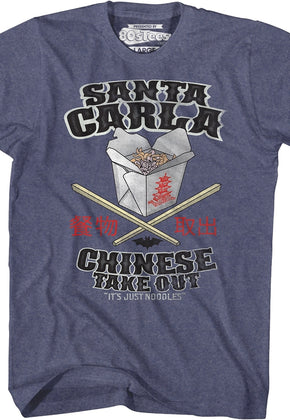 Santa Carla Chinese Take Out Lost Boys T-Shirt
