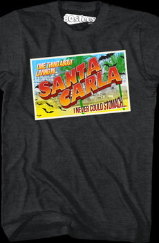 Santa Carla Postcard Lost Boys T-Shirt