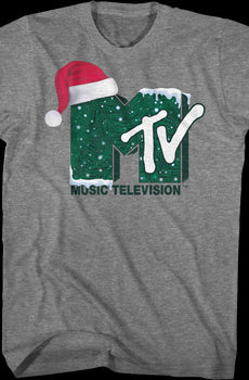 Santa Claus Hat Logo MTV Shirt