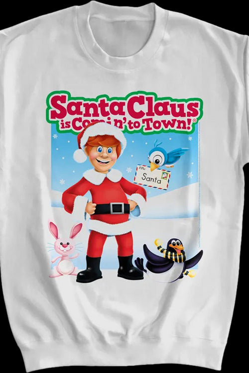 Santa Claus Is Comin' To Town Sweatshirtmain product image