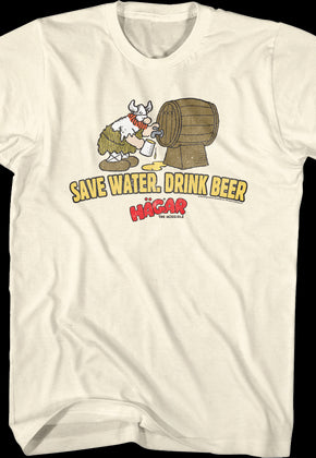 Save Water Drink Beer Hagar The Horrible T-Shirt