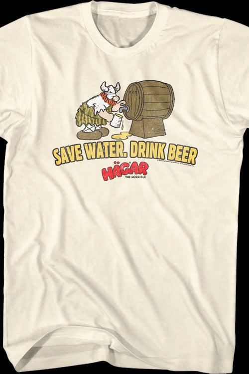 Save Water Drink Beer Hagar The Horrible T-Shirtmain product image