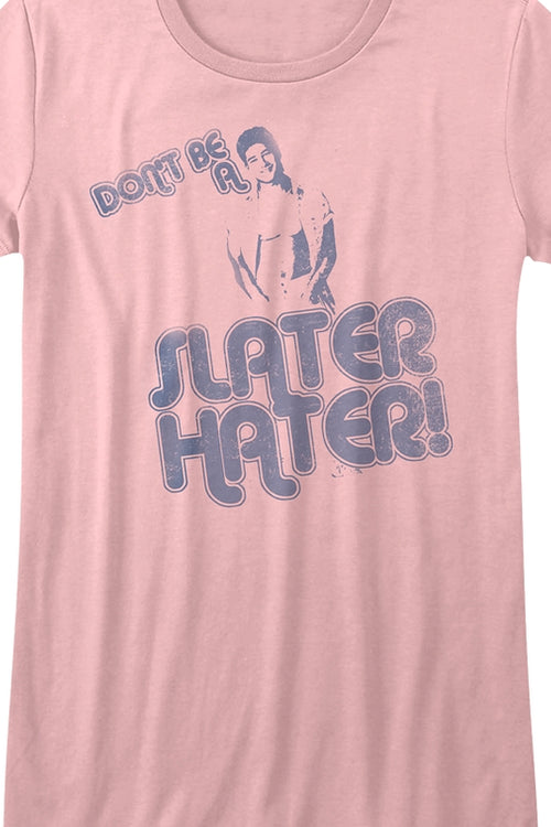 Ladies Saved By The Bell Slater Hater Shirtmain product image