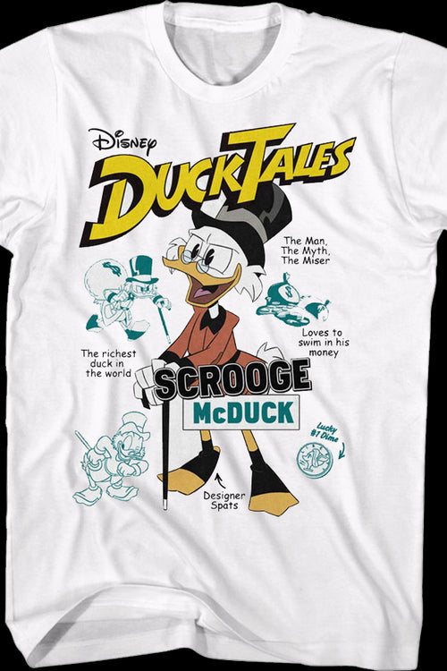 Scrooge McDuck The Man The Myth The Miser DuckTales T-Shirtmain product image