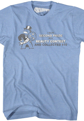 Blue Second Prize Monopoly T-Shirt