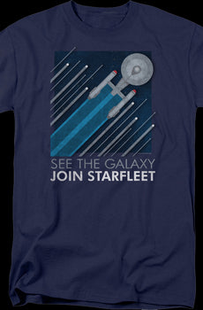 See The Galaxy Join Starfleet Star Trek T-Shirt