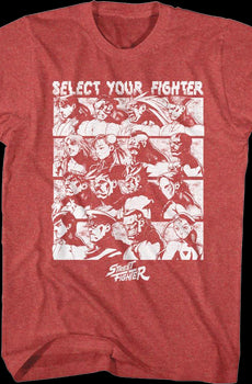 Select Your Fighter Street Fighter T-Shirt