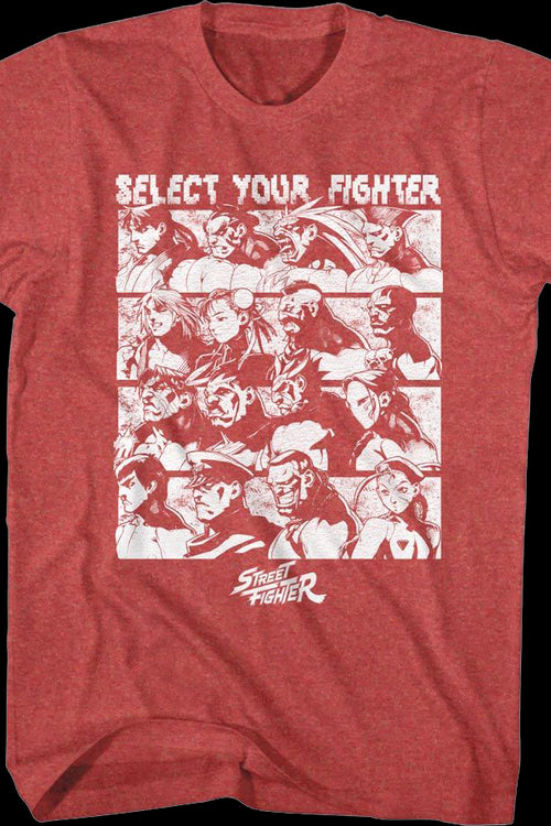 Select Your Fighter Street Fighter T-Shirtmain product image