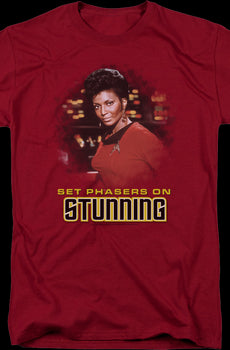 Set Phasers On Stunning Star Trek T-Shirt