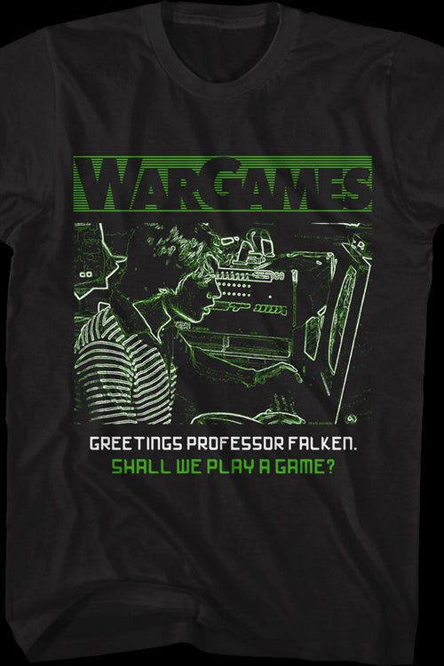 Shall We Play A Game? WarGames T-Shirtmain product image
