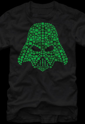 Shamrock Vader Helmet Star Wars T-Shirt