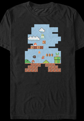 Shape of Super Mario T-Shirt