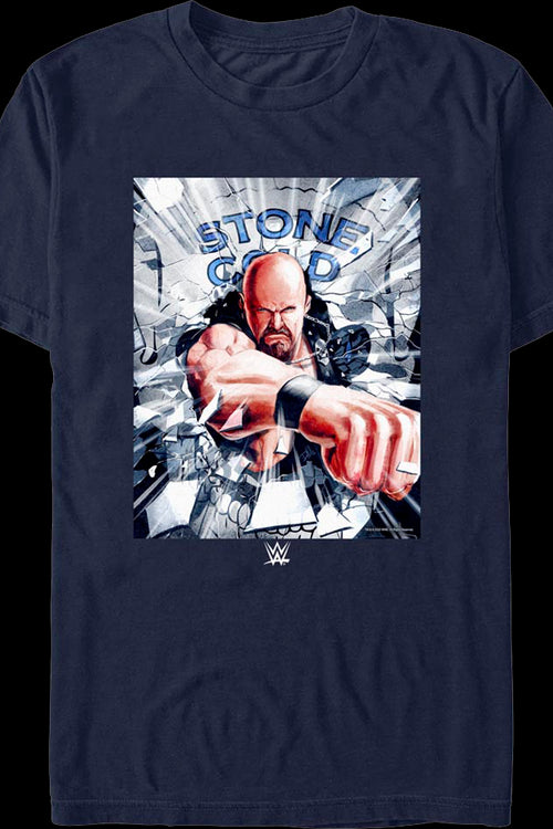 Shattered Glass Stone Cold Steve Austin T-Shirtmain product image
