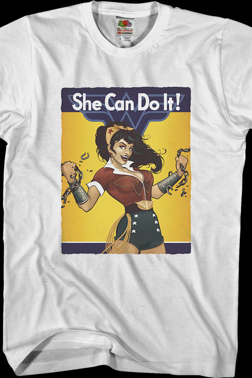 She Can Do It Wonder Woman T-Shirtmain product image