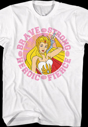 She-Ra Brave Strong Heroic Fierce Masters of the Universe T-Shirt