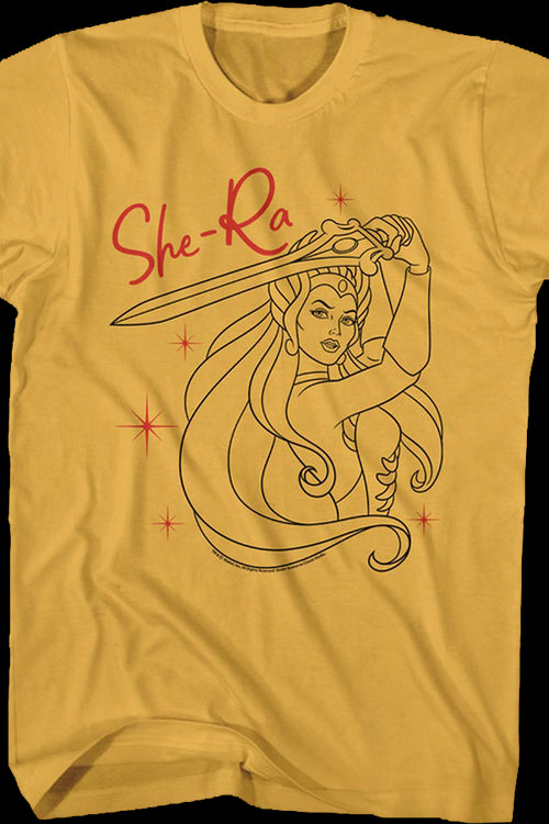 She-Ra Sketch Masters of the Universe T-Shirtmain product image
