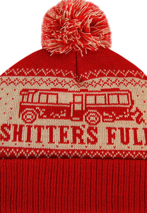 Shitter's Full Christmas Vacation Pom Knit Hat