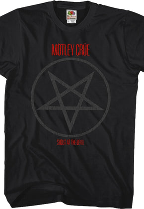 Shout At The Devil Pentagram Motley Crue T-Shirt