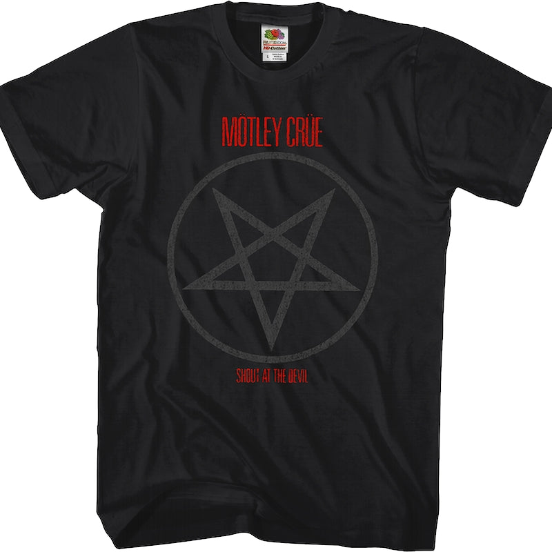 Motley crue pentagram discount shirt