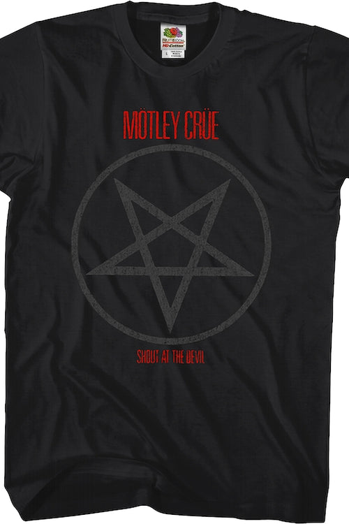 Shout At The Devil Pentagram Motley Crue T-Shirtmain product image