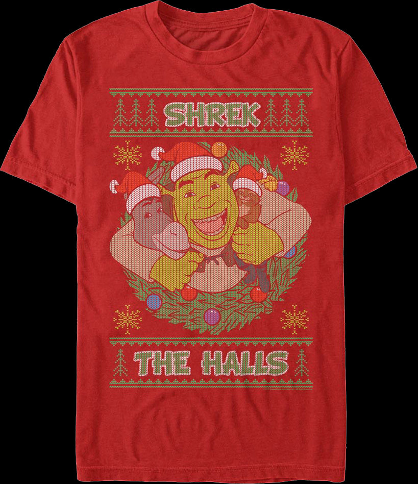 Shrek ugly hotsell christmas sweater