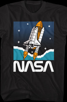 Shuttle In Space NASA T-Shirt