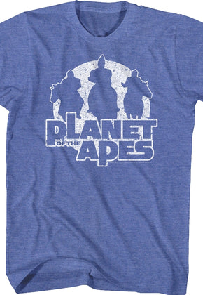 Silhouettes Planet Of The Apes T-Shirt