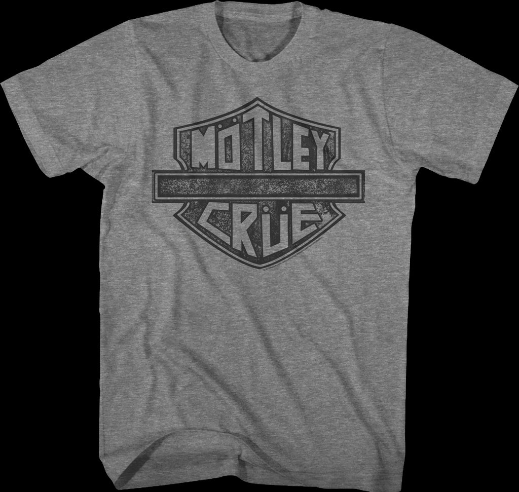 Simple Motorcycle Logo Motley Crue T Shirt