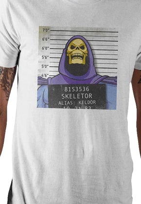 Skeletor Mug Shot Masters of the Universe T-Shirt