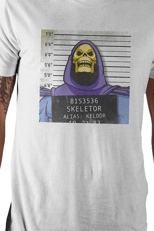 Skeletor Mug Shot Masters of the Universe T-Shirtmain product image