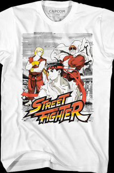 Sketch Distortion Street Fighter T-Shirt