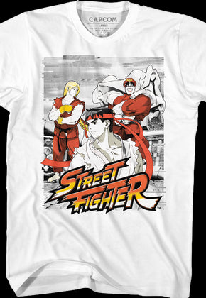 Sketch Distortion Street Fighter T-Shirt