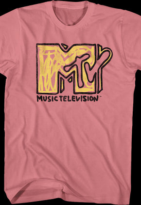 Sketch Logo MTV Shirt