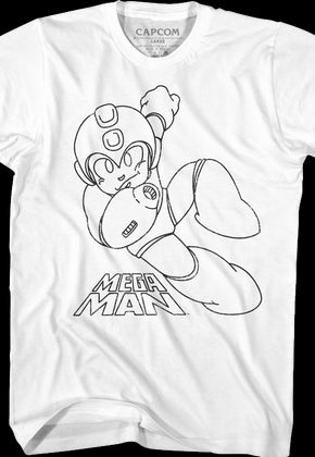 Sketch Mega Man T-Shirt