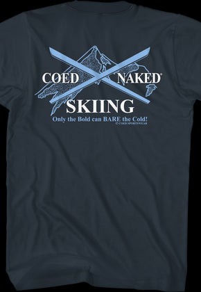 Skiing Coed Naked T-Shirt