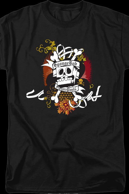 Skull And Crossbones SpongeBob SquarePants T-Shirtmain product image