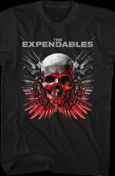 Skull And Guns Logo Expendables T-Shirt