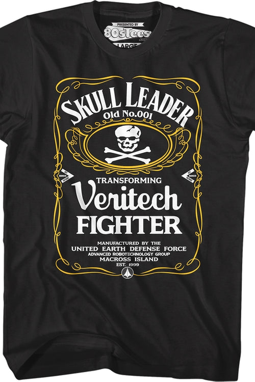 Skull Leader Label Robotech T-Shirtmain product image