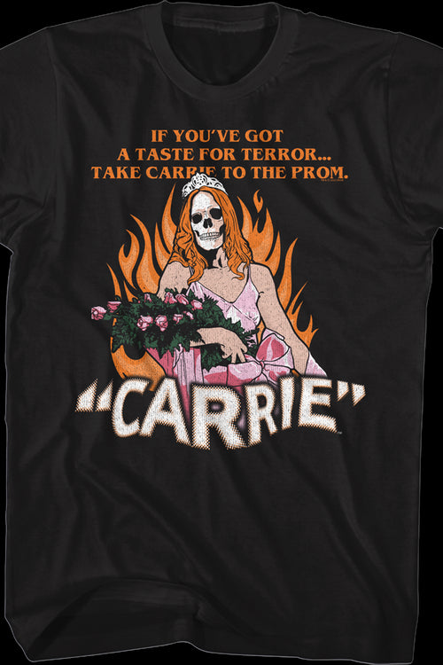 Skull Prom Queen Carrie T-Shirtmain product image