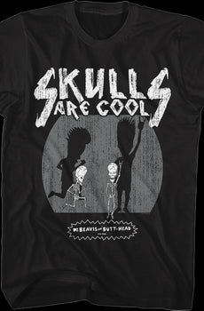 Skulls Are Cool Beavis And Butt-Head T-Shirt