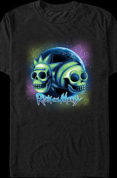 Skulls Rick And Morty T-Shirt
