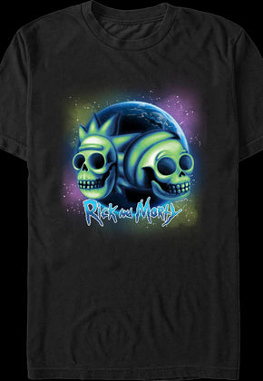 Skulls Rick And Morty T-Shirt