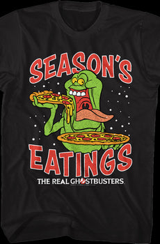 Slimer Season's Eatings Real Ghostbusters T-Shirt
