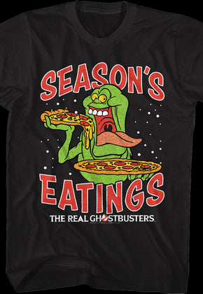 Slimer Season's Eatings Real Ghostbusters T-Shirt