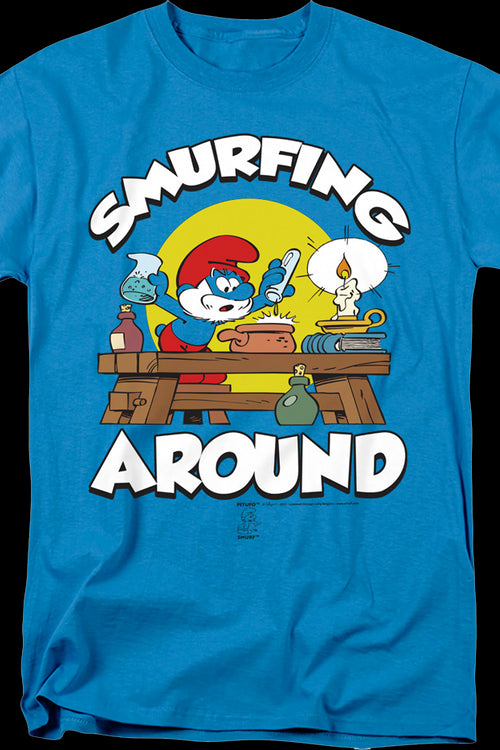 Smurfing Around Smurfs T-Shirtmain product image